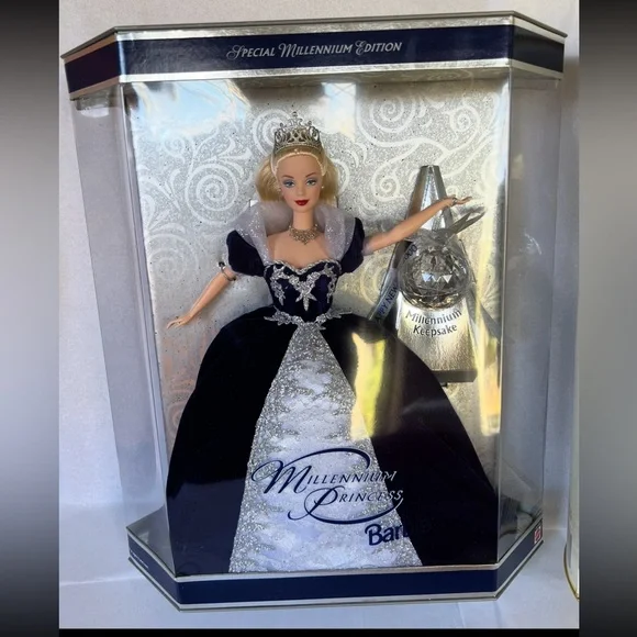 Barbie Millennium Princess Doll - Navy and Silver - Picture 1 of 8